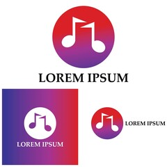 Music Note Icon Vector illustration design