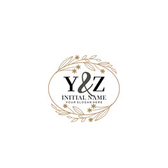 YZ Beautiful elegant logos or wedding monograms collection