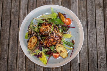 chicken with vegetables