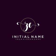 ZC Beautiful handwriting logo or wedding monograms collection