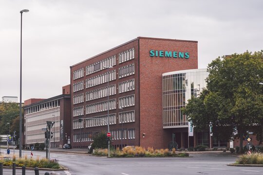 Essen, North Rhine-Westphalia, Germany - October 2020: Siemens AG Office