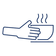 Trolly food icon for website, promotion, social media