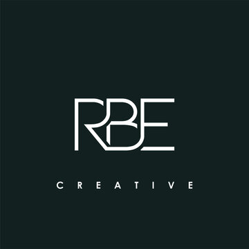 RBE Letter Initial Logo Design Template Vector Illustration