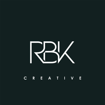 RBK Letter Initial Logo Design Template Vector Illustration