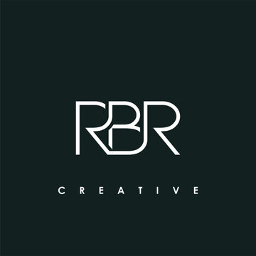 RBR Letter Initial Logo Design Template Vector Illustration