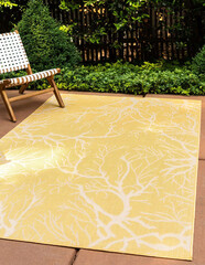 Modern natural outdoor area rug carpet.