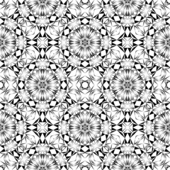 Geometric seamless pattern, ornament, fashion print, vector decorative texture.