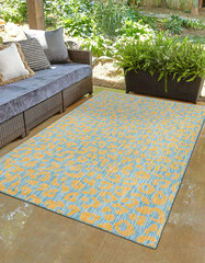 Modern natural outdoor area rug carpet.