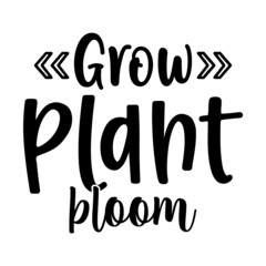 Grow plant bloom svg