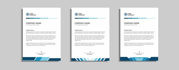 modern corporate letterhead template design