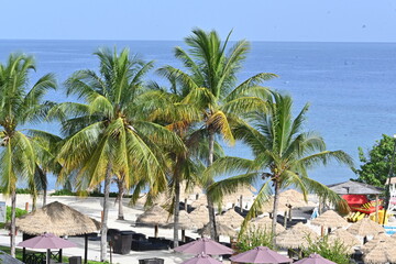 Obraz na płótnie Canvas exotic paradise beach and resort