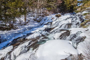 奥日光　冬の竜頭の滝