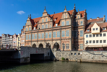 The Green Gate in Gdańsk, Poland,  It is situated between Long Market (Dlugi Targ) and the River Motława