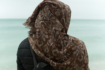 ritratto donna al mare