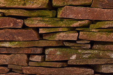 masonry made of flat stones