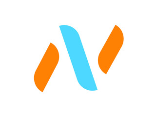 Modern ANV vector logo design 