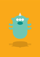 Simpatici dolci carini cool animaletti mostri mostrini mostriciattoli creature fantasia per bambini giocattoli pupazzi puppet personaggi