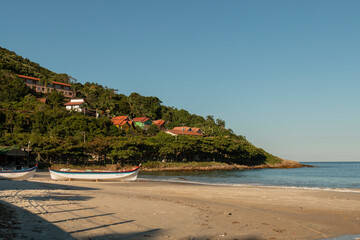 Fototapeta na wymiar Bombinhas, Santa Catarina, Brazil: Bombinhas Beach coast of Santa Catarina
