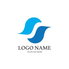 Business corporate S letter logo design