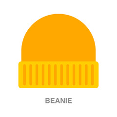 beanie  illustration on transparent background