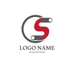 Business corporate S letter logo design