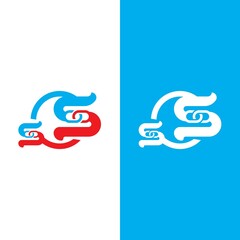 Business corporate S letter logo design