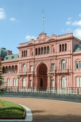 Amerique Sud Argentine Buenos Aires Ville Plaza Mayo Palais presidentiel rose monument