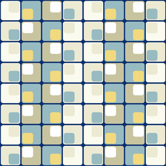 etro Geometric Abstract Squares Seamless Trendy Pattern Minimalist Basic Look Colorful Design