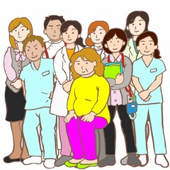 精神科　双極性障害の女性と多職種支援チーム