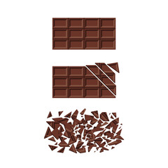 チョコレートを刻む