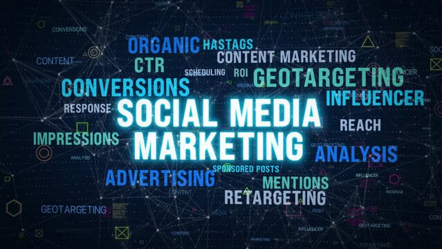 digital social media marketing design video