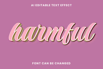 Harmful Text Effect 