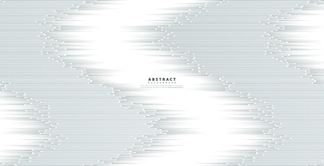 Abstract warped Diagonal Striped Background. Vector curved twisted slanting, waved lines texture. Brand new style for your business design.