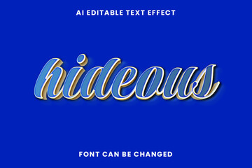 Hideous Text Effect