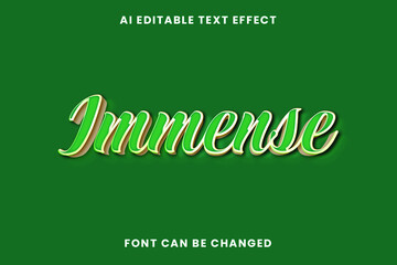 Immense Text Effect