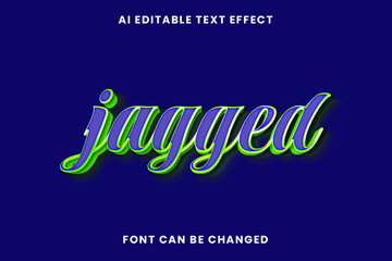 Jagged Text Effect