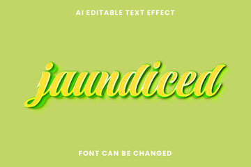 Jaundiced Text Effect