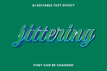 Jittering Text Effect