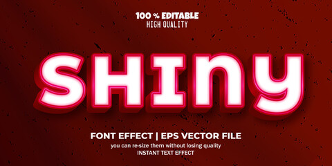 shiny editable text effect