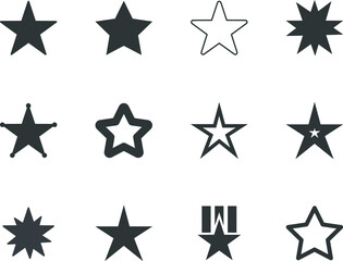 Clasic star Icon Vector, logo flat eps, illustration