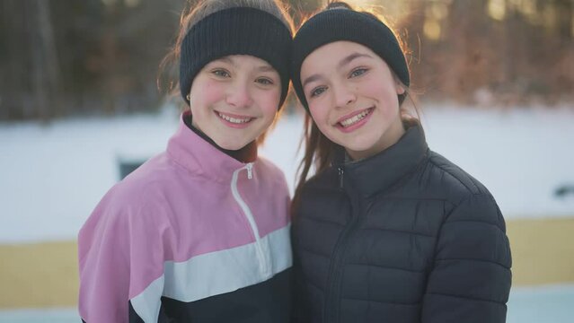 figure skating  practiced at the frozen time in the winter