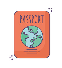 orange passport design