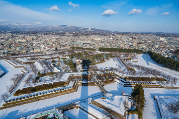 Fototapeta premium 五稜郭タワー - 展望台からの眺望