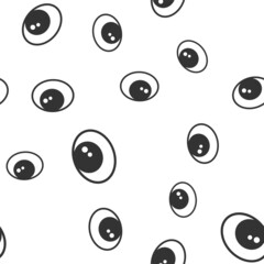 Eyes cartoon seamless pattern