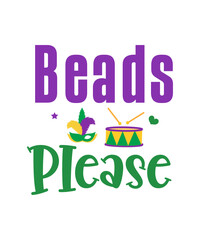 Mardi Gras SVG Bundle, PNG Bundle, Fat Tuesday Carnival, Beads Bling, SVG Cut File, Instant download, Sublimation printable vector, Clip art