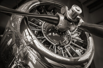 radial engine of an historical aircraft © frank peters