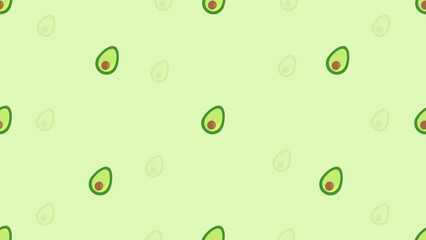 cute small avocado seamless pattern background, fruit pattern background, perfect for wallpaper, backdrop, postcard, and background