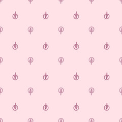 Parrot balloons seamless pattern. Circus balloon background.