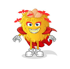 bird nest Dracula illustration. character vector