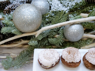 Christmas Silver Christmas Tree Toys Balls